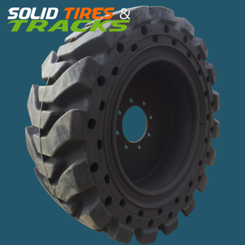 12x16.5/ 33x12-20 Backhoe Solid Rubber Tire for 2 Wheel Drive