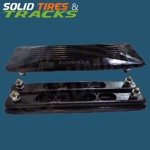 16" 400mm Bolt-On Rubber Pad 150mm Pitch