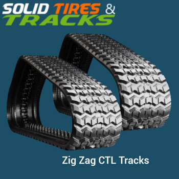 450x100x50 (T) CTL Rubber Track -Zig-Zag Pattern