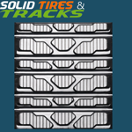 6" Toro Dingo Excavator Rubber Track 160x87.63x37 - Non-Marking